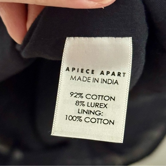 Apiece Apart Rainbow Metallic Stripe Midi Camellia Dress Size 4 - Picture 9 of 9